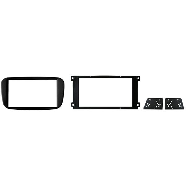 Cache autoradio Ford couleur noir brillant