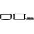 Cache autoradio Ford couleur noir brillant