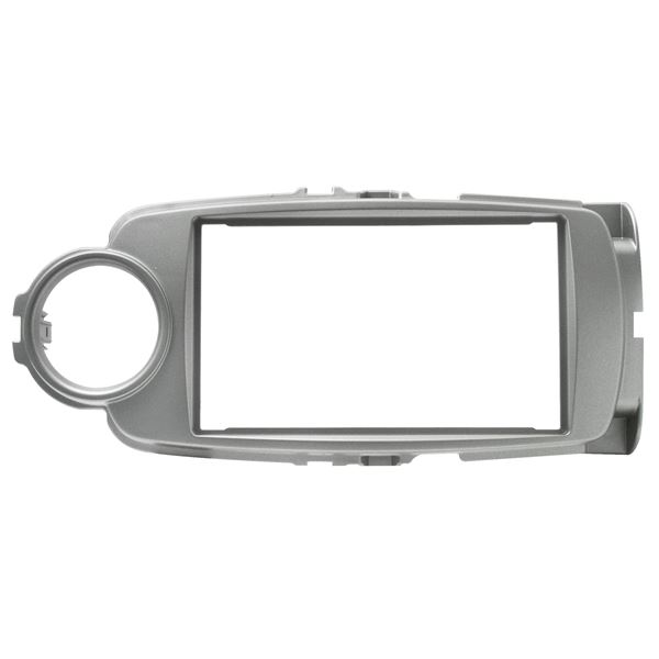Cache autoradio gris métallisé Toyota Yaris