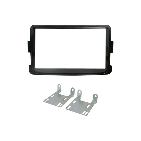 Cache autoradio noir brillant Dacia 2012 à 2021