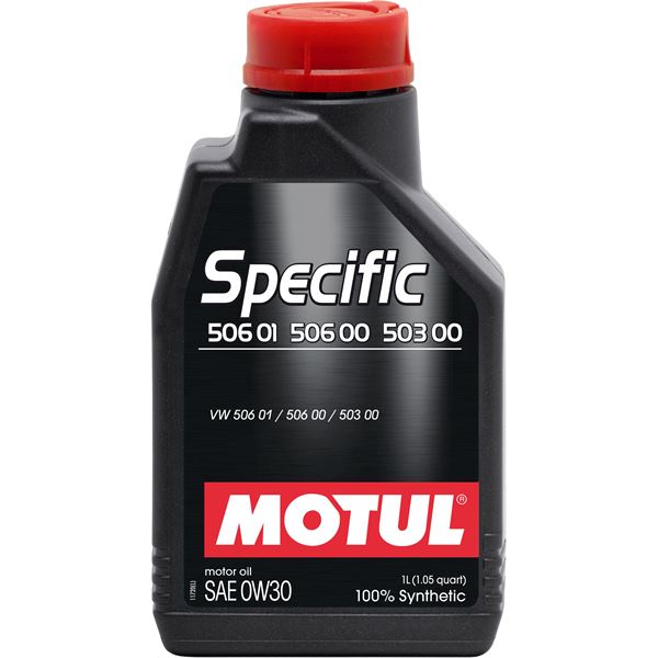 Huile vidange 100 % synthèse Motul SPECIFIC 506 01 0w30 1L