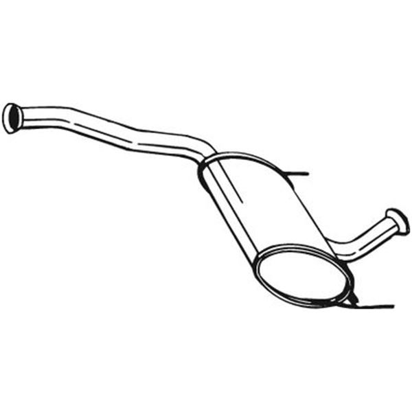 1 silencieux d'échappement intermédiaire Bosal 281693