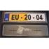 Support de plaque d'immatriculation inox