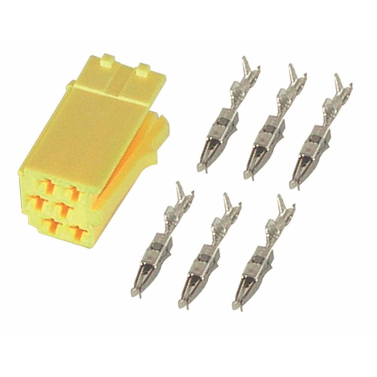 Mini-iso Connecteur- Couleur Jaune