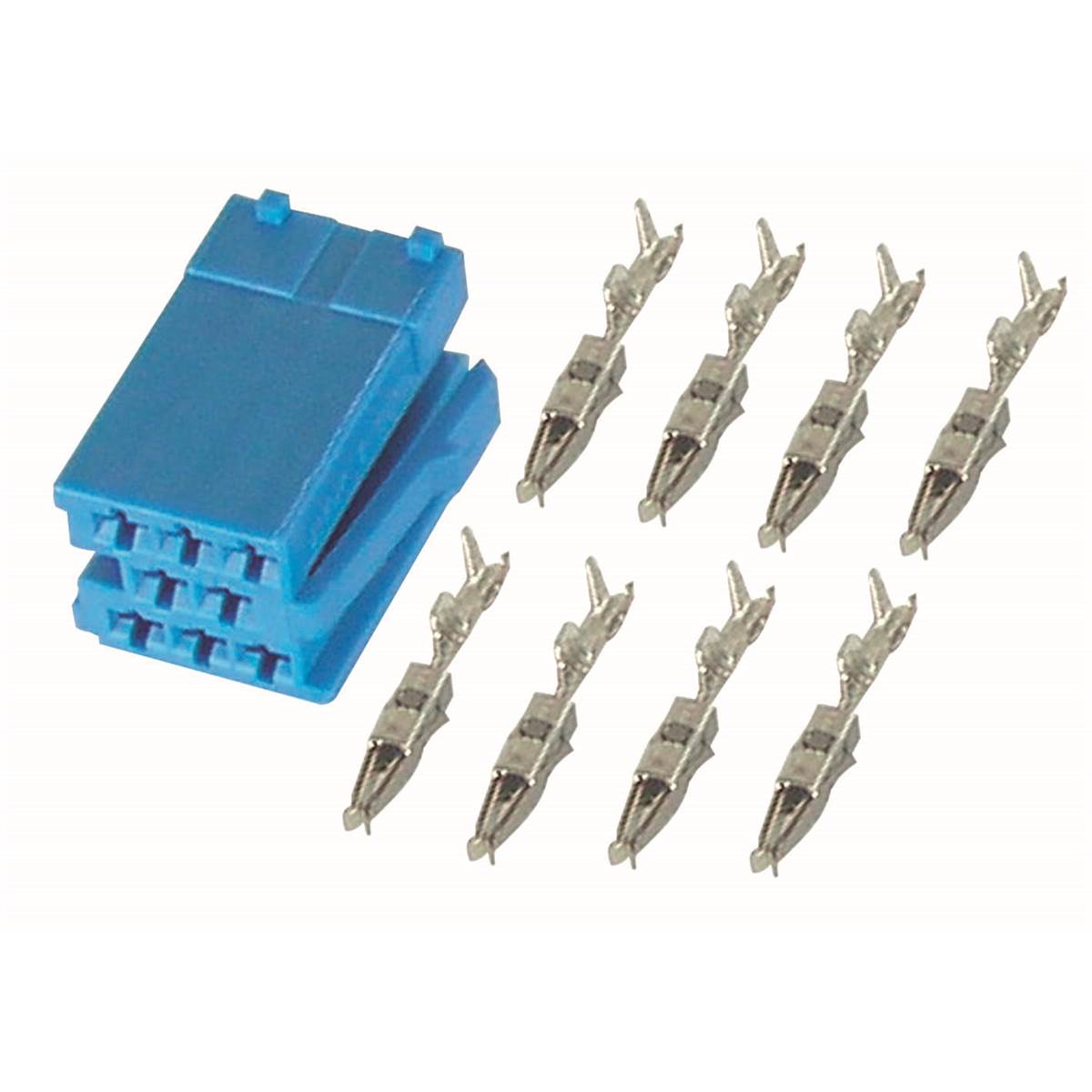 Mini-iso Connecteur- Couleur Blue