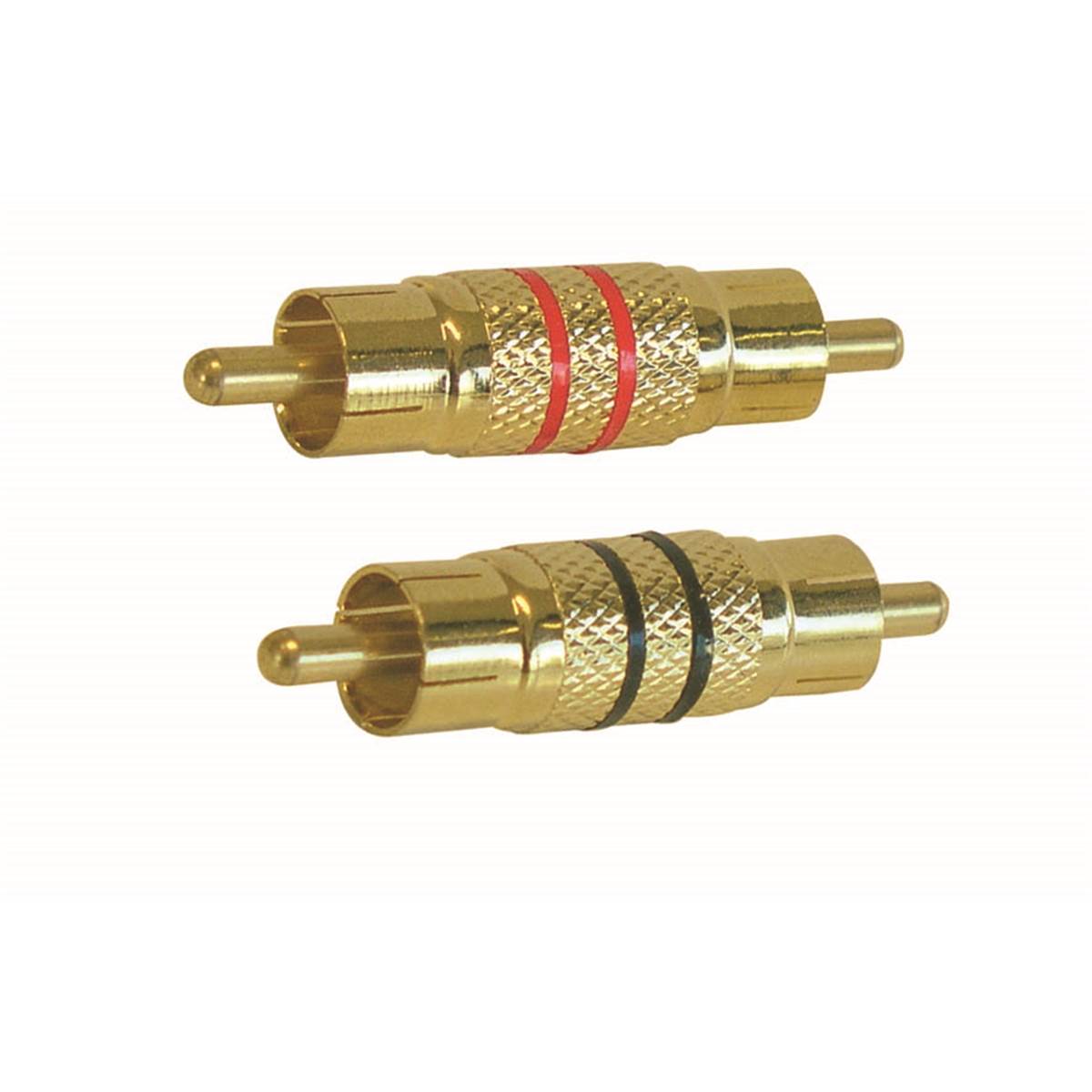 Connecteur Coaxial Rca (2 Pièces)