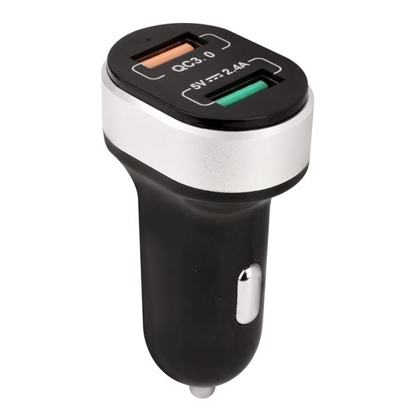 Double USB chargeur allume cigare avec QUICK CHARGE™ QUALCOMM® 3.0