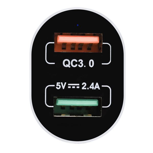 Double USB chargeur allume cigare avec QUICK CHARGE™ QUALCOMM® 3.0