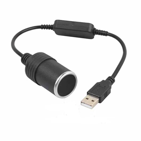 Power converter from USB port to 12V cigarette lighter sokets