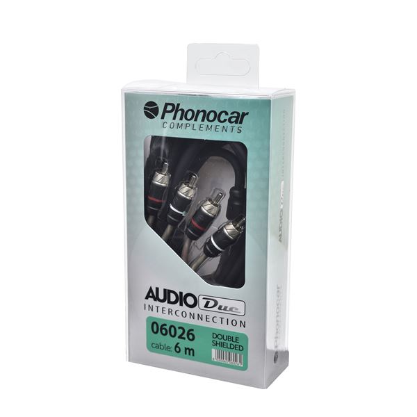 Câble RCA audio Double Blindage 6 mètres