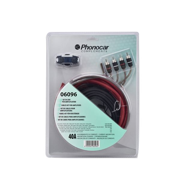 KIT CÂBLES POUR INSTALLATIONS HI-FI - 40 A
