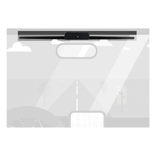 Antenne AM/FM amplifiee pour pare-brise interieure