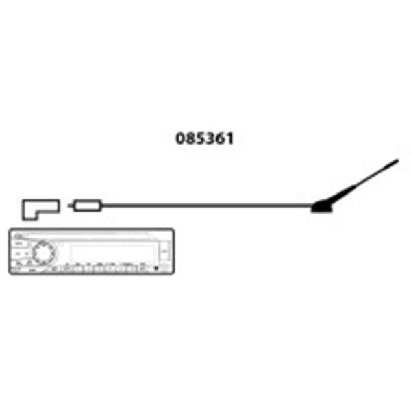 Adaptateur d’antenne DIN -> ISO 085361