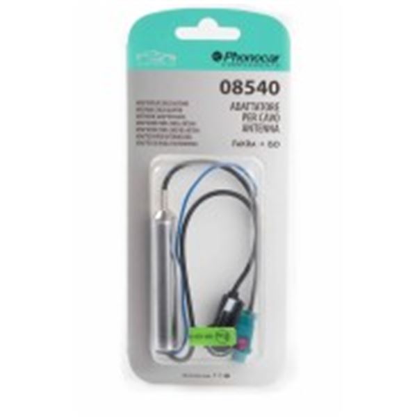 Adaptateur câble antenne FAKRA -> ISO avec alimentation PHANTOM 08540