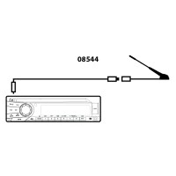 Adaptateur câble antenne FAKRA -> DIN 08544