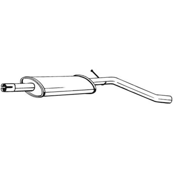 1 silencieux d'échappement intermédiaire Bosal 148005