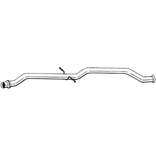 1 tuyau d'échappement Bosal 870133