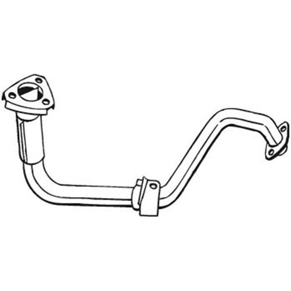 1 tuyau d'échappement Bosal 791017