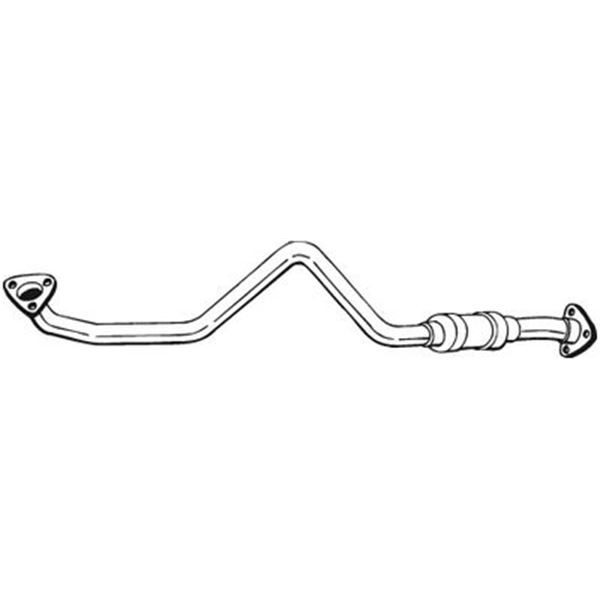 1 tuyau d'échappement Bosal 823877