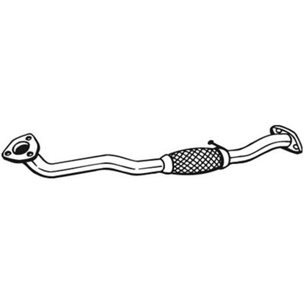 1 tuyau d'échappement Bosal 792201