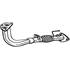 1 tuyau d'échappement Bosal 750129