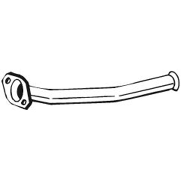 1 tuyau d'échappement Bosal 741015
