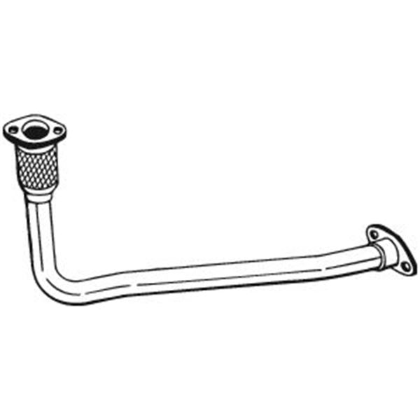 1 tuyau d'échappement Bosal 751329