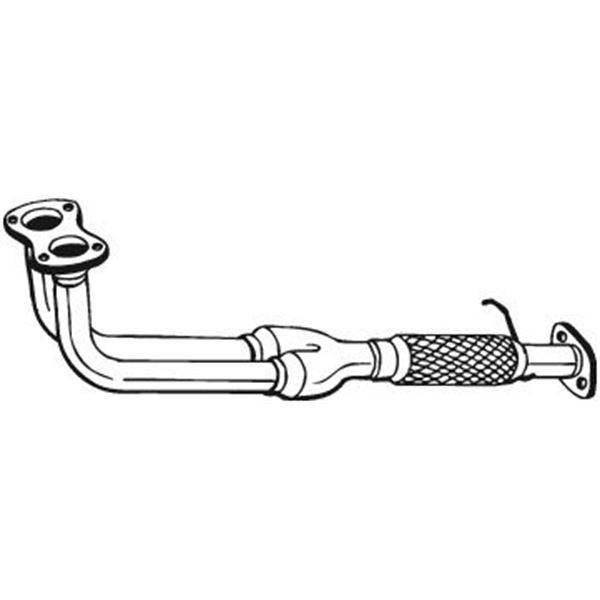 1 tuyau d'échappement Bosal 823829