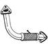 1 tuyau d'échappement Bosal 823831