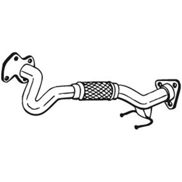 1 tuyau d'échappement Bosal 753303