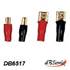 Assortiment 10 cosses HP plaqué or 6 mm²