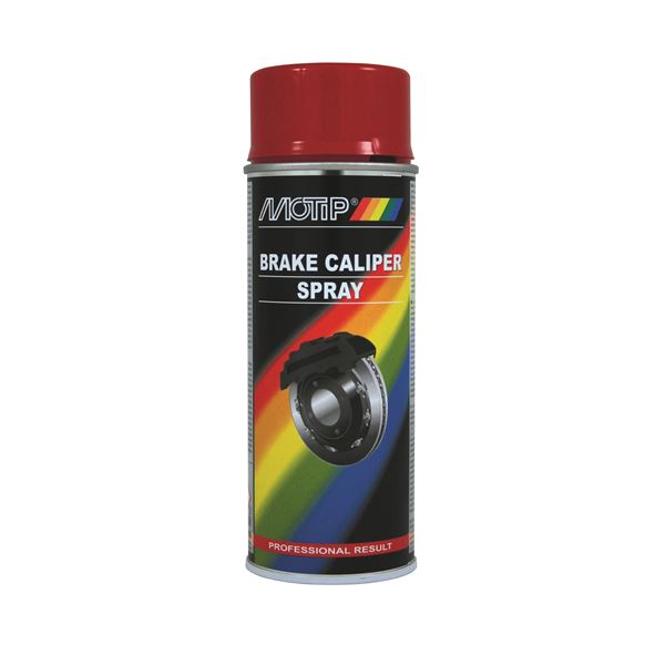 Aérosol peinture pour étriers de freins tuning MOTIP 400 ml Feu Vert
