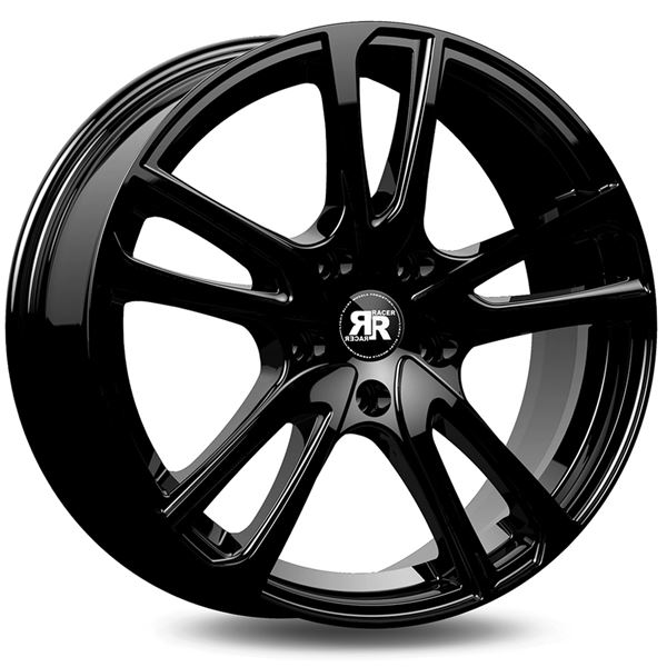 Jante aluminium Racer 17 pouces Noir Brillant