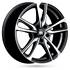 Jante aluminium Racer 17 pouces Noir Face Polie