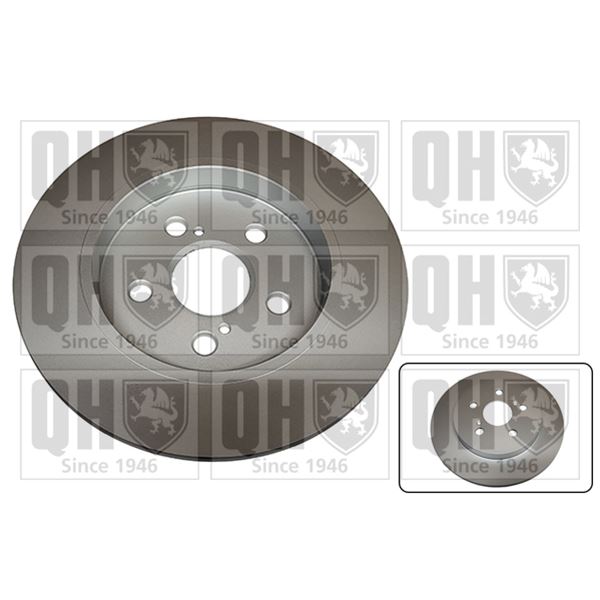 1 disque de frein arrière Quinton Hazell BDC5944