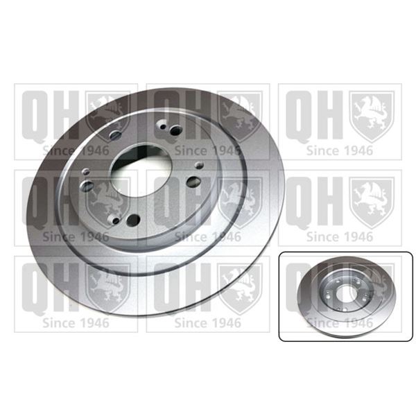 1 disque de frein arrière Quinton Hazell BDC6123