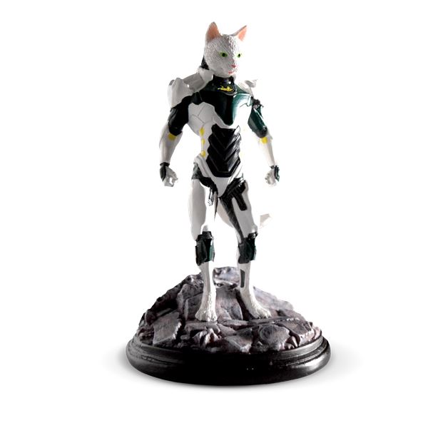 FIGURINE CHAT FEU VERT RAMSES – EDITION LIMITEE « SUPER-HEROS »