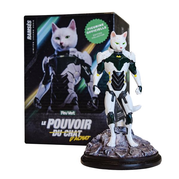 FIGURINE CHAT FEU VERT RAMSES EDITION LIMITEE « SUPERHEROS » Feu Vert FIGURINE CHAT FEU VERT RAMSES EDITION LIMITEE « SUPERHEROS » Feu Vert