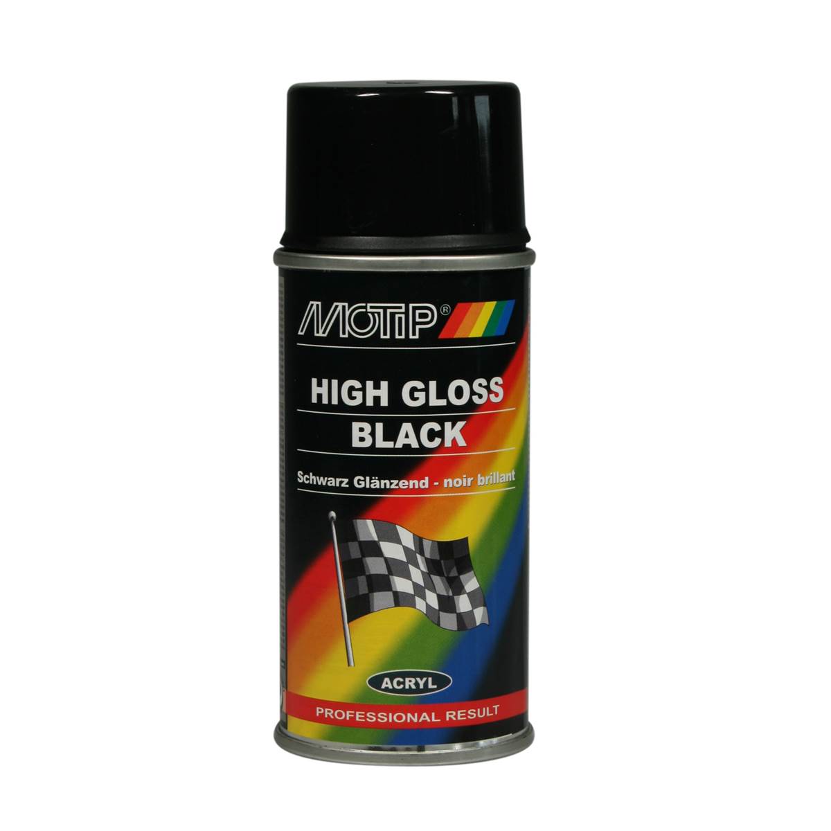 Aérosol De Peinture Noir 00105 Motip 150 Ml