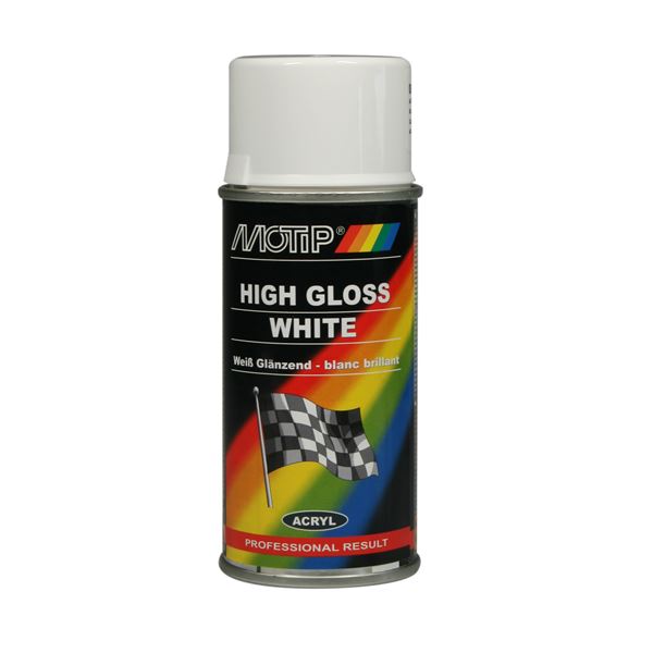 Aérosol de peinture blanc 00107 MOTIP 150ml