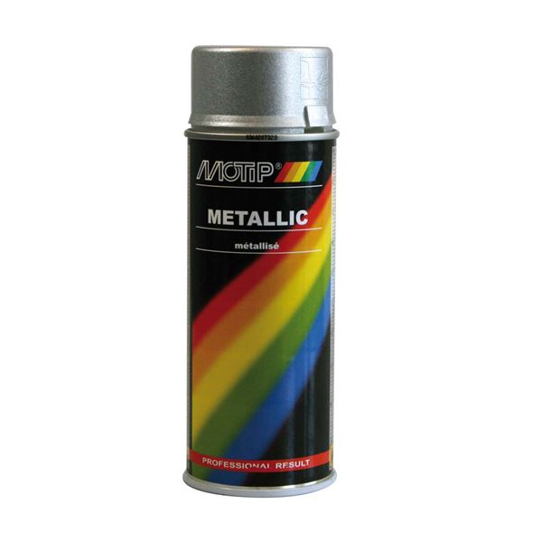 Aérosol peinture Argent métallisée MOTIP 400 ml