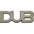 Adhésif emblême Dub couleur titanium