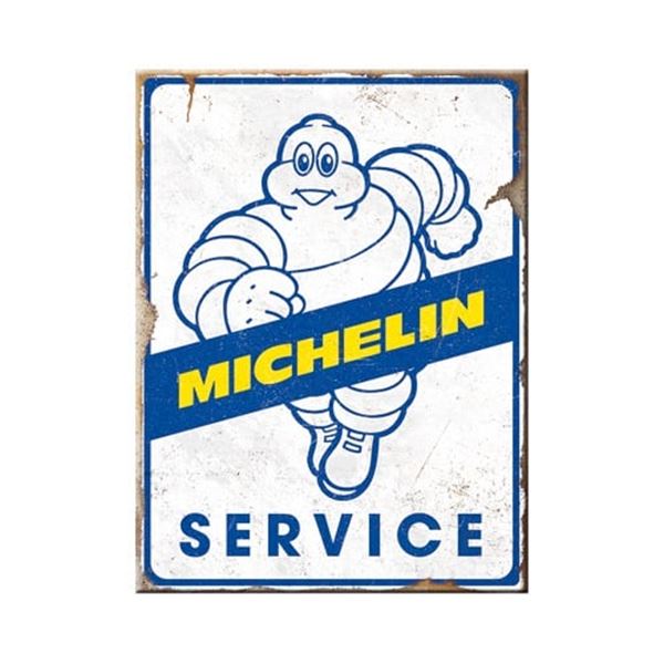 Magnet 8x6 cm Michelin Service