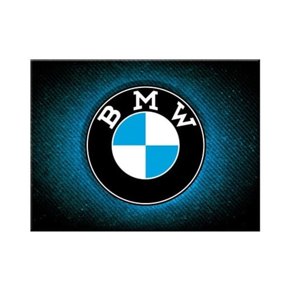 Magnet 8x6 cm BMW Logo bleu