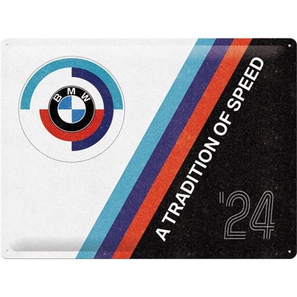 Enseigne en métal 30 x 40cm BMW Motorsport