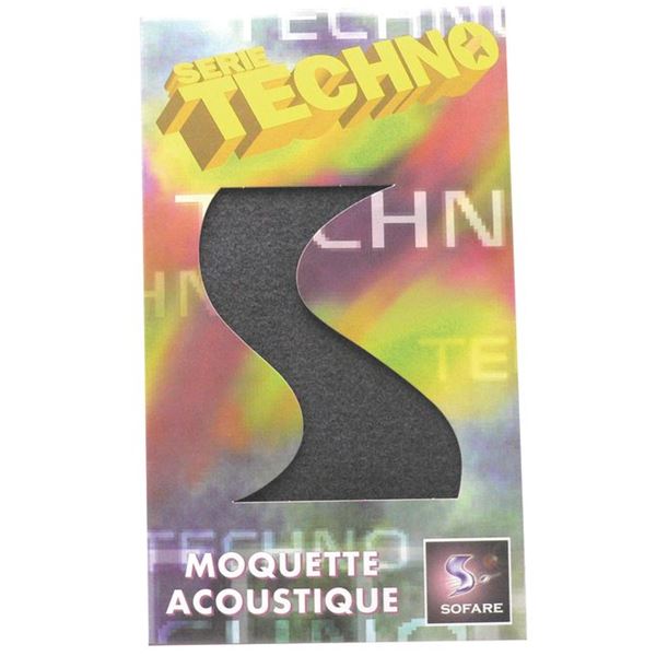 Moquette acoustique grise 75x140cm