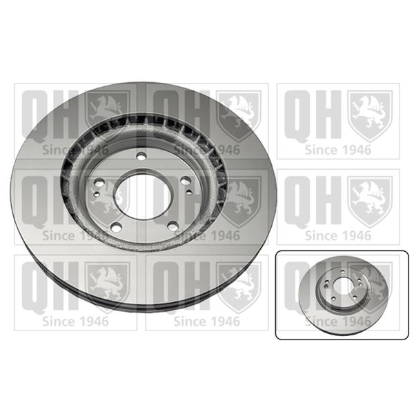 1 disque de frein avant Quinton Hazell BDC6124