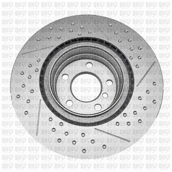 1 disque de frein arrière Quinton Hazell BDC6037