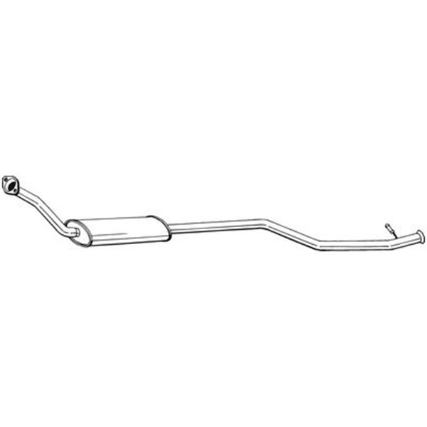 1 silencieux d'échappement intermédiaire Bosal 292031