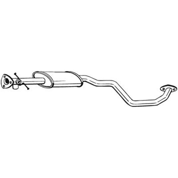 1 silencieux d'échappement intermédiaire Bosal 282129